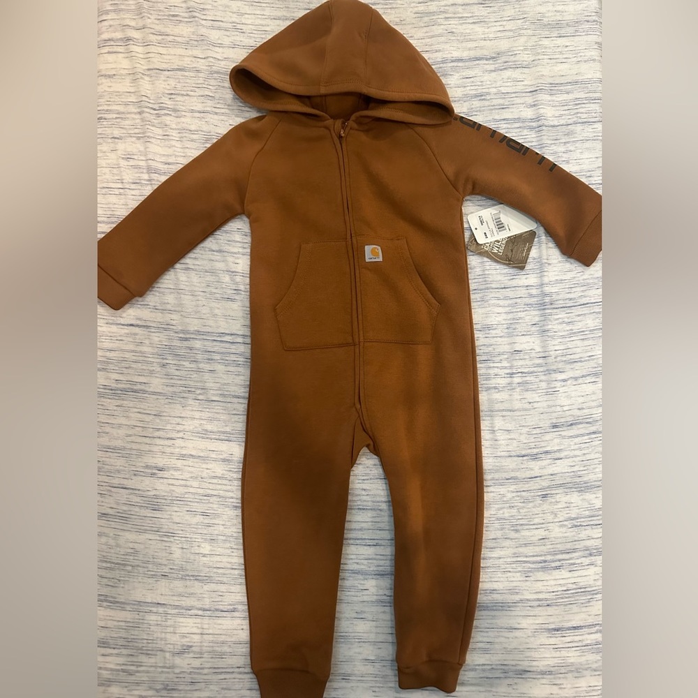 Carhartt Fleece Full-Zip Long-Sleeve Coveralls - 24m